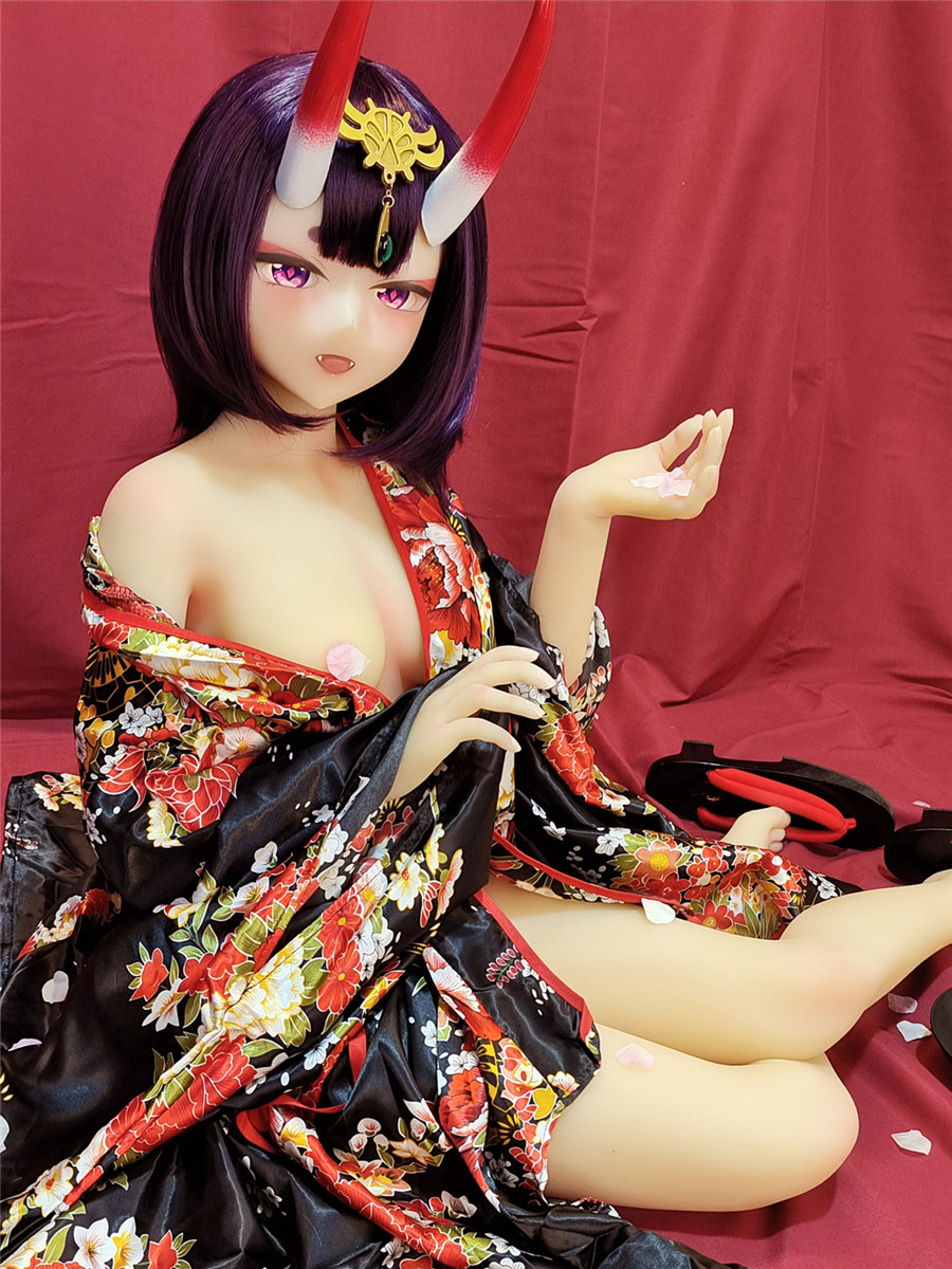 AotumeDoll#85 145cm B-cup TPE Silicone sex anime dolls Fate/Grand Shuten Doji Succubus doll
