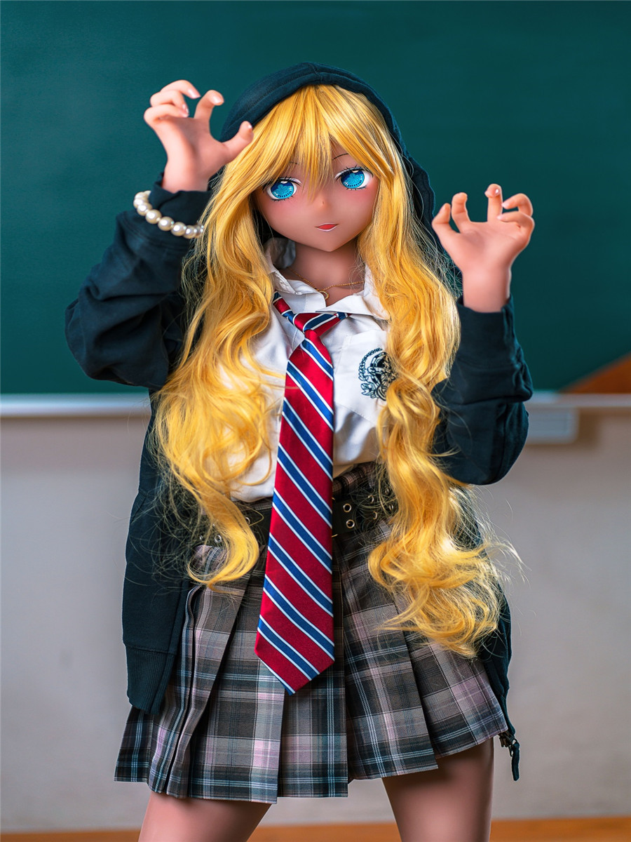 155cm Pearl C-cup TPE Sex Doll Tanned Blonde Campus Hotties