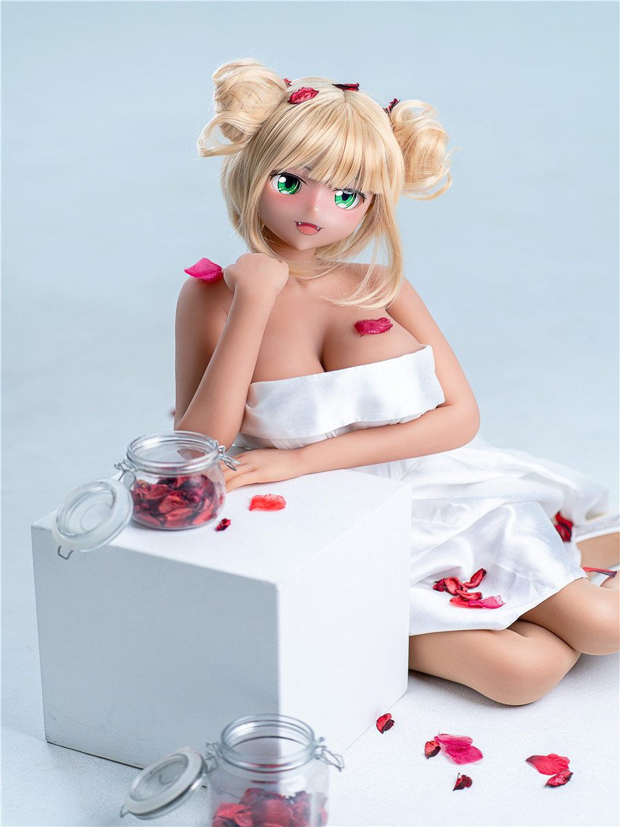 155cm Head#S1 Champagne H-cup Big Breast Sex Doll White Dress Bridesmaid Busty