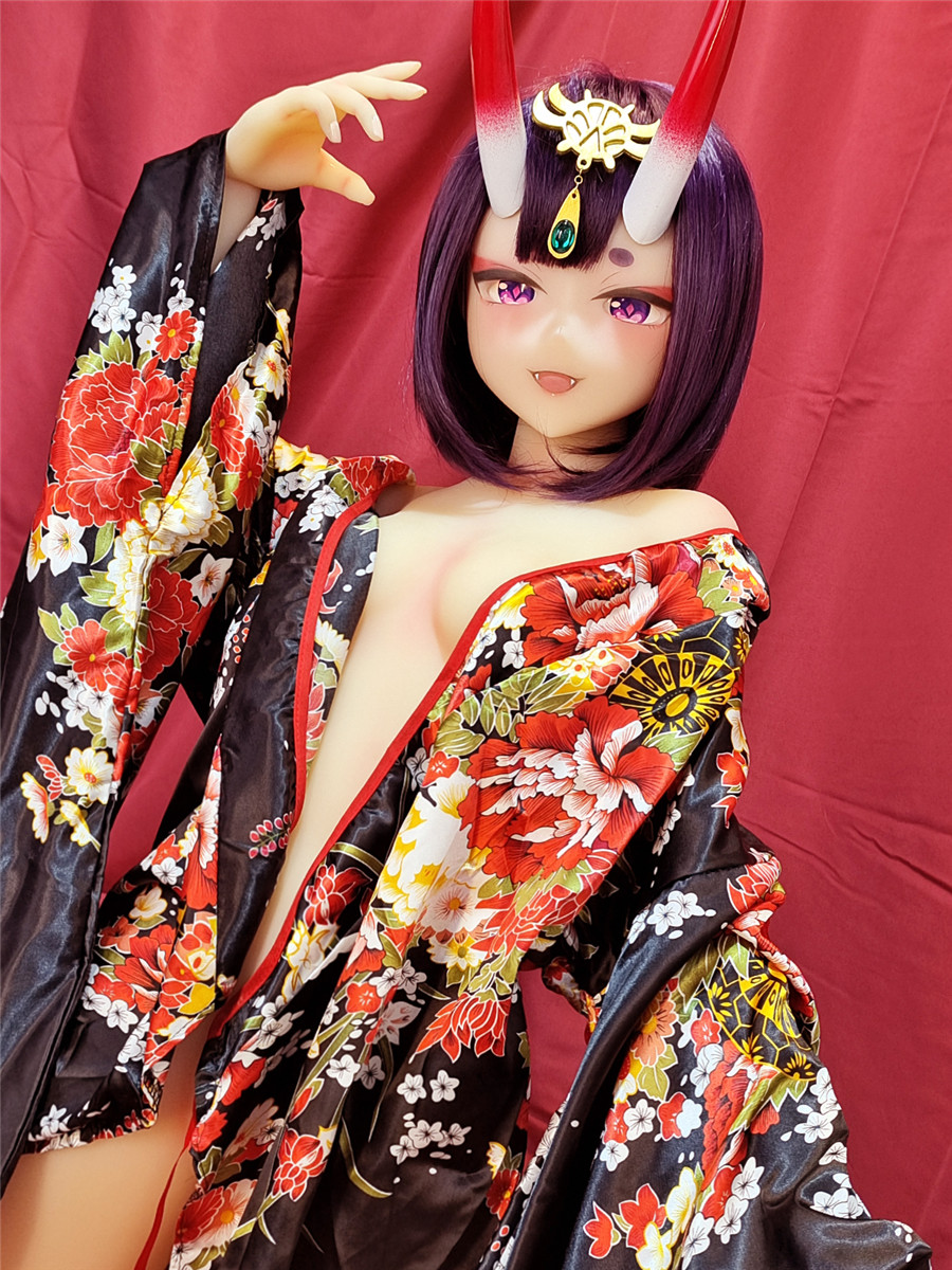 AotumeDoll#85 145cm B-cup TPE Silicone sex anime dolls Fate/Grand Shuten Doji Succubus doll