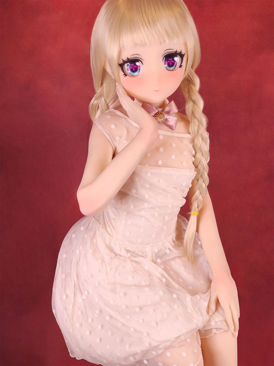 135cm Plump Body Head#17 Anime Sex Doll Blond Hair Beautiful Cute