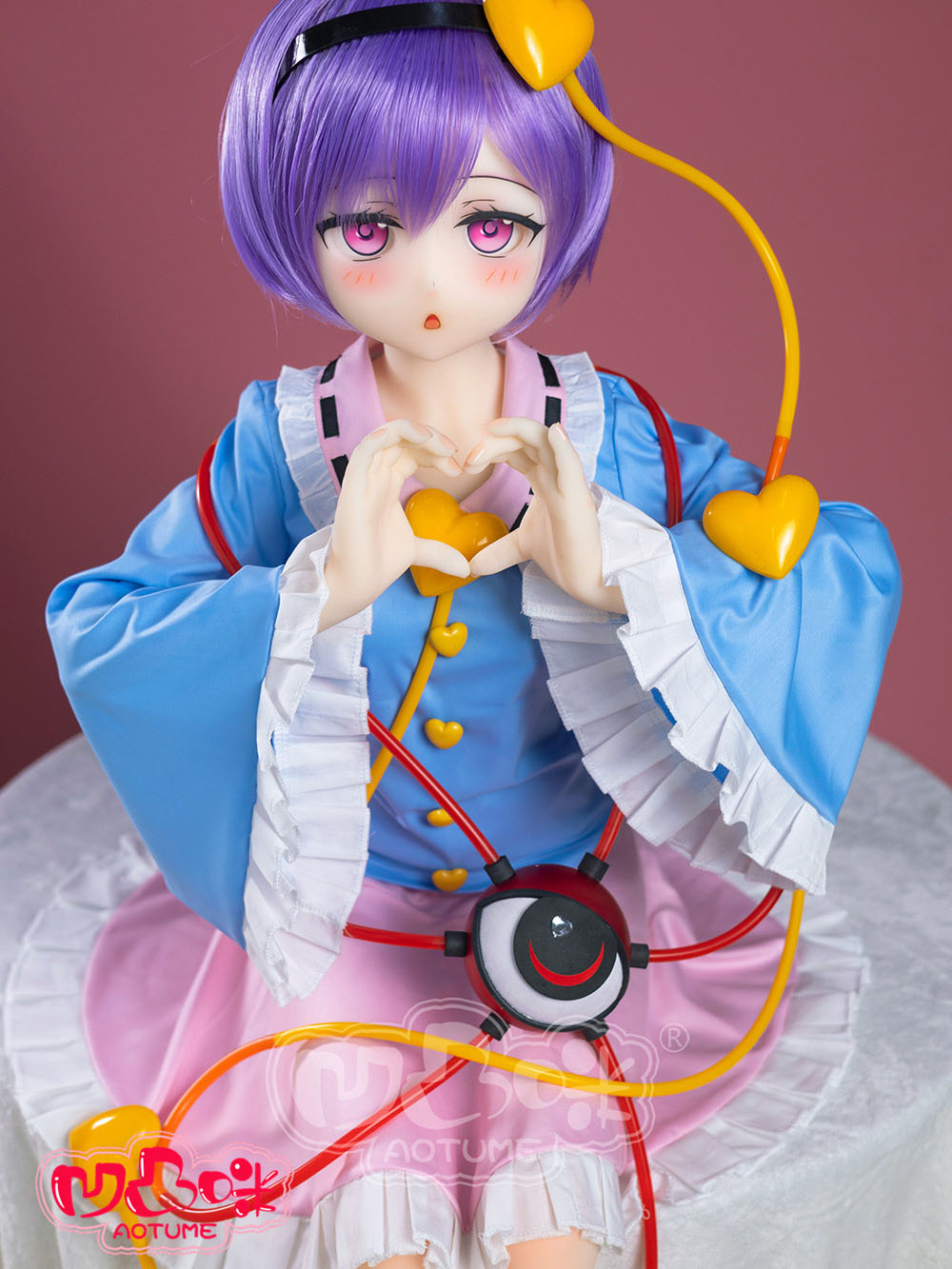 purple hair TPE love doll