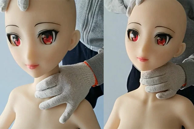 Sex doll head installation