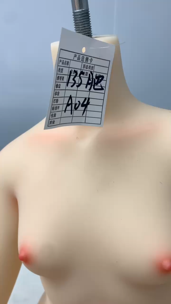 A04 135cm Plump Body Silicone Sex Doll Tight Left Hand & Legs Loose Right Ankle Factory Second