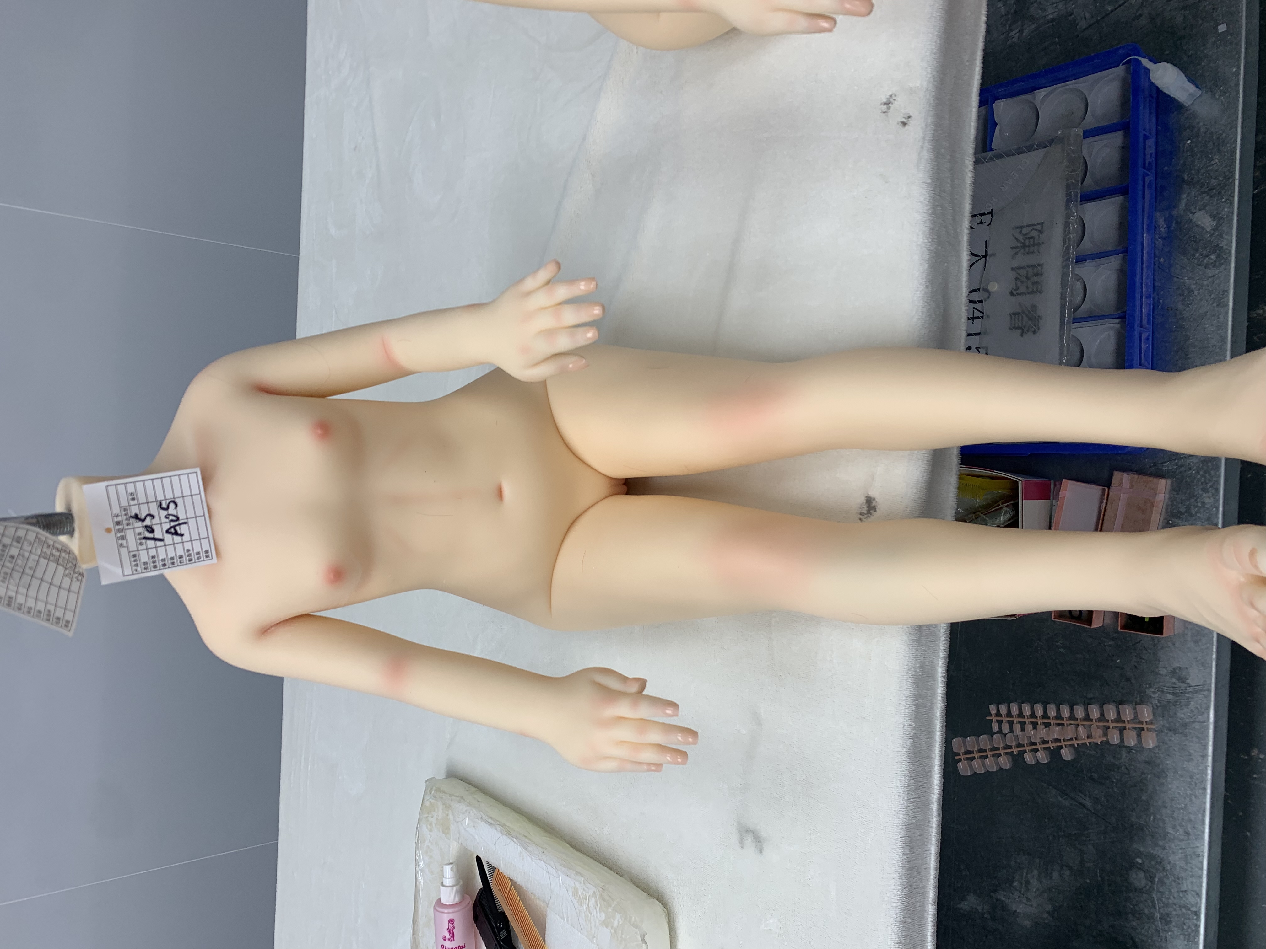 A05 105cm Silicone Lovedoll Front & Back Waist Loose Imperfect