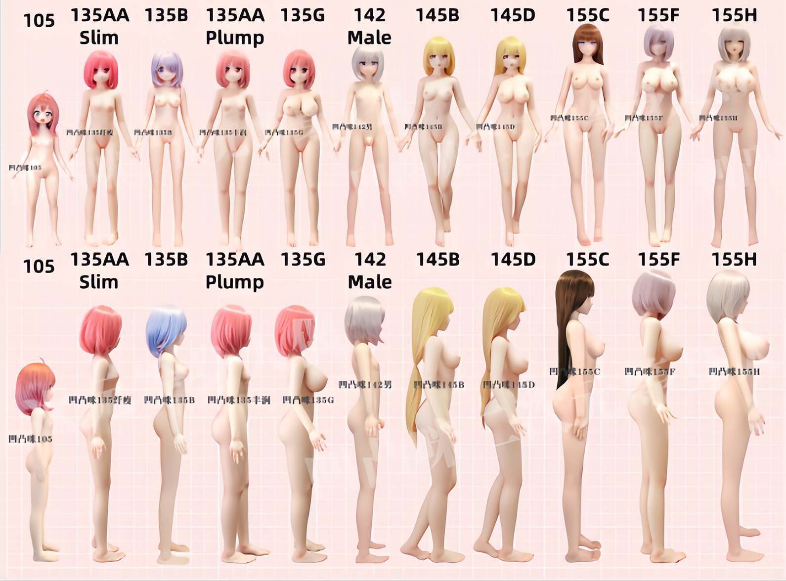 Love Doll Figure Diagram