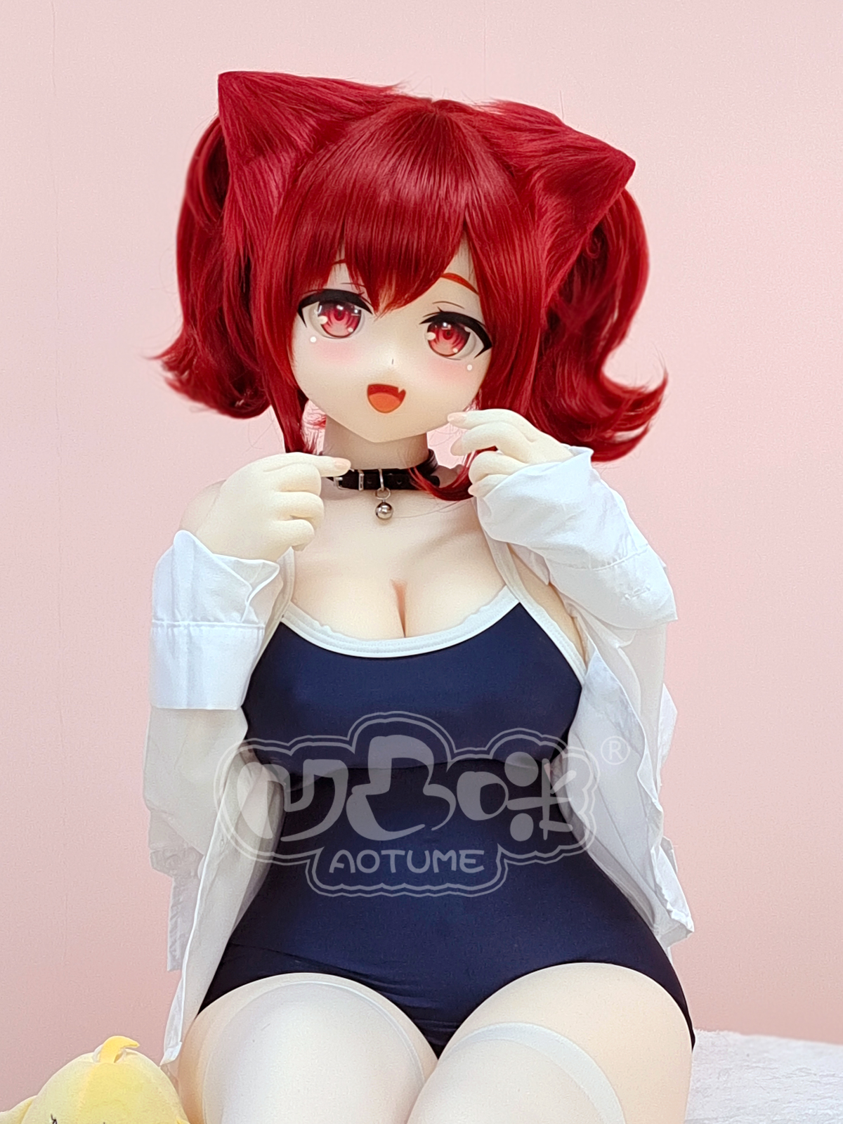 Aotumedoll 135cm red hair cosplay sex doll