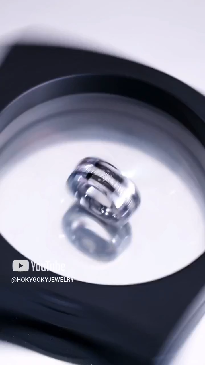 9mm Men's High-End Ring Index Finger Couple Diamond Ring Black Personality 857 Tungsten Gold Star Ring Simple and Fashionable, Wear-Resistant and Scratch-Resistant, Showing Masculine Charm