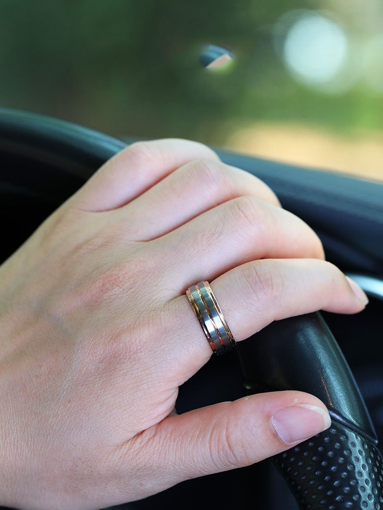 8mm Plain Tungsten Ring for Men Niche Personality Ring for Men Simple and Versatile Fashion Accessories Pure and Elegant