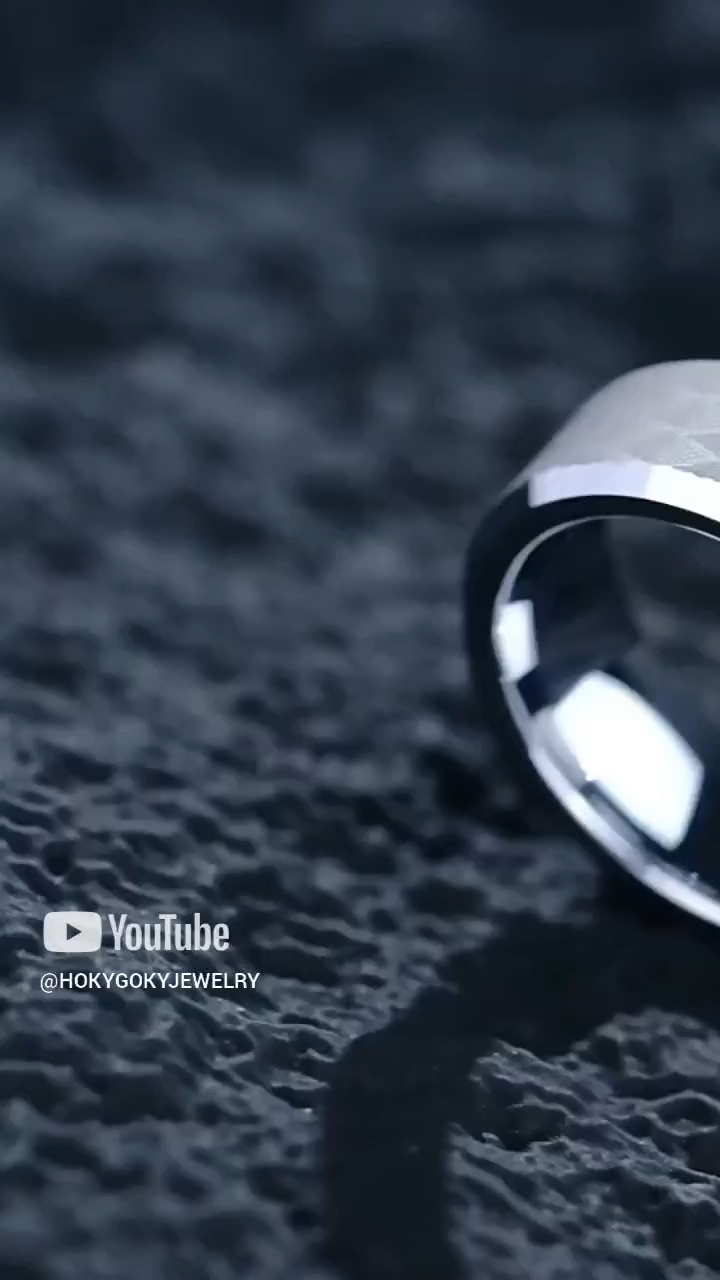 8mm Men's Ring Diamond Dragon Scale High-End Personality Trend 857 Tungsten Gold Plain Ring Thin Willow Dragon Scale Tungsten Gold Ring Lace Carving Elegant and Tough Collision Skin-Friendly and Wear-Resistant to Create a Highlight of the Outfit