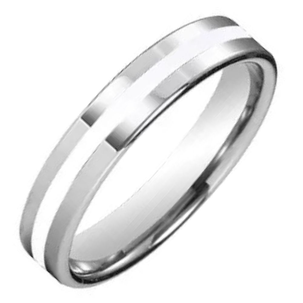 Black and White Couple Rings, Fashionable and High-End Pinky Rings, Tungsten Steel Rings, Affectionate Series Couple Rings, Tungsten Gold Black and White Stripes Design, Symbolizing Single-Mindedness, Support Inner Wall Engraving Customization
