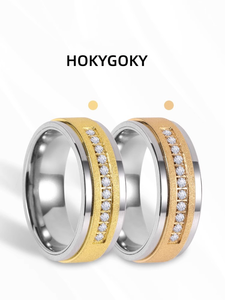 6mm Couple Rings for Men and Women, Frosted Diamond Tungsten Gold Frosted High-End Personality and Fashion Tungsten Gold Frosted Diamond Ring 857 Tungsten Alloy Wear-Resistant and Scratch-Resistant Handmade Inner Arc Comfortable to Wear
