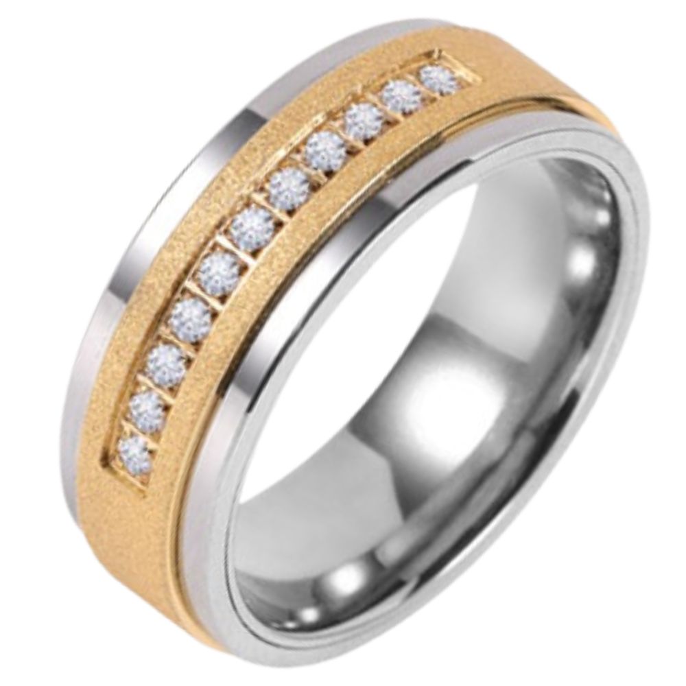 6mm Couple Rings for Men and Women, Frosted Diamond Tungsten Gold Frosted High-End Personality and Fashion Tungsten Gold Frosted Diamond Ring 857 Tungsten Alloy Wear-Resistant and Scratch-Resistant Handmade Inner Arc Comfortable to Wear