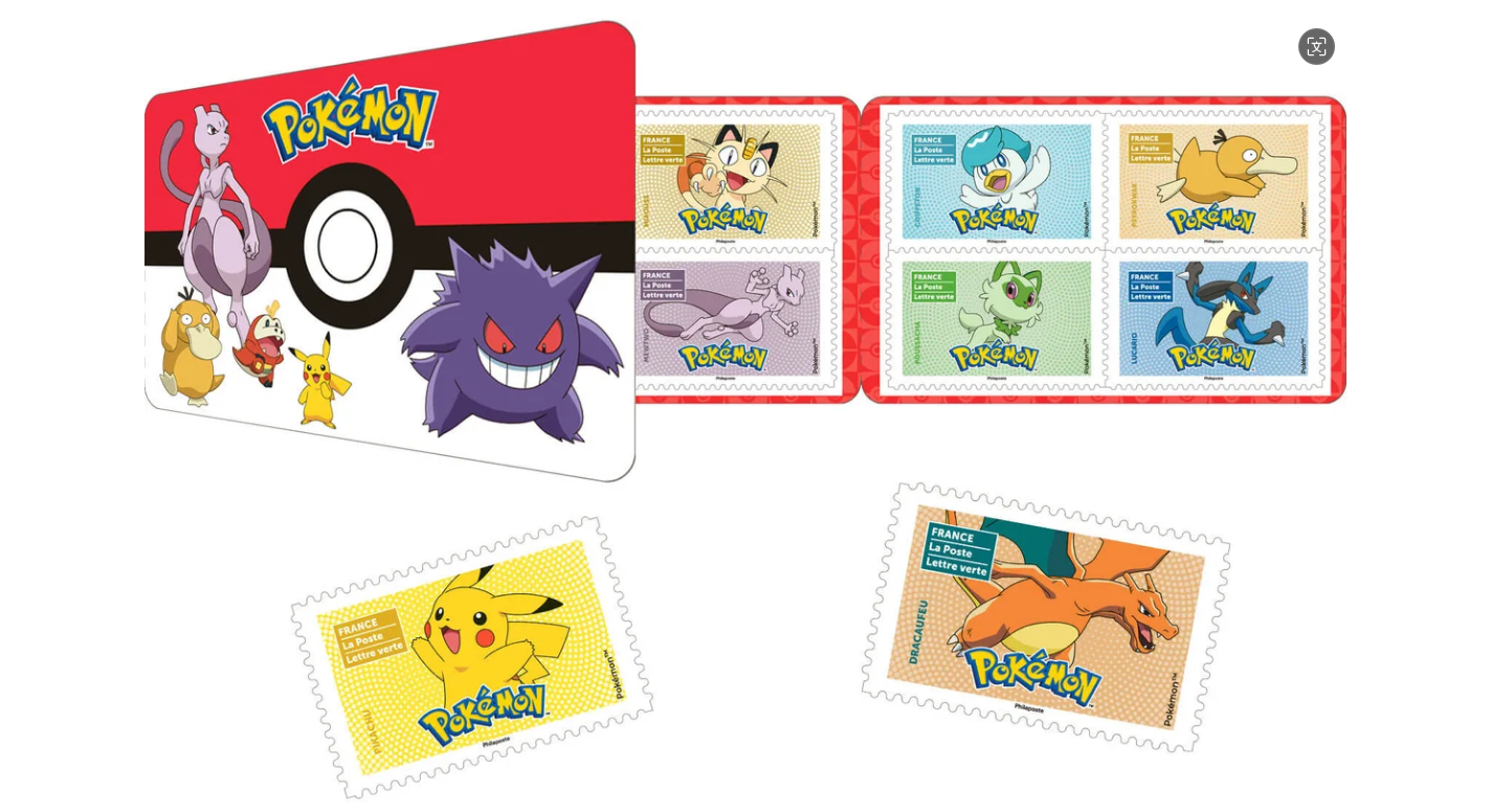 Carnet de 60 timbres - Pokémon - Lettre verte