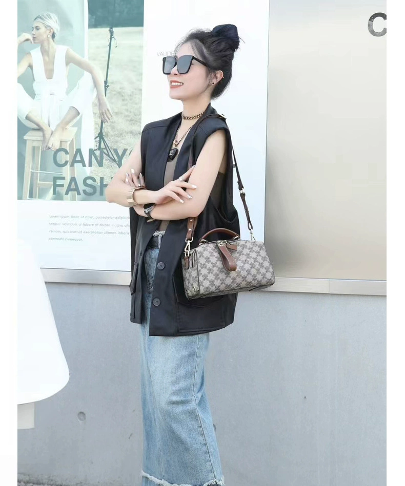 1110-2025 Spring/Summer Pillow Bag – Kekexili-Inspired Mosaic Shoulder & Crossbody Bag for Women