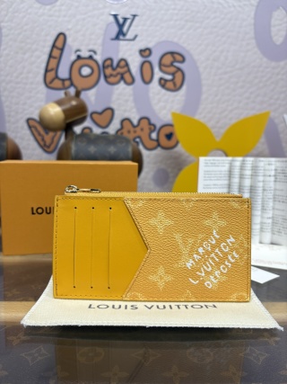 1189-Yellow Flower Zipped Card Holder