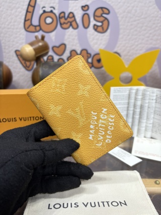 1187-Yellow Flower Card Holder