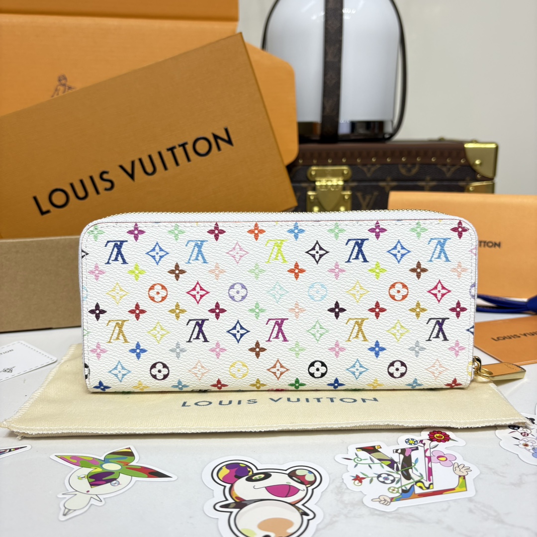 1177-X TM Zippy Zip Wallet – White Multicolor