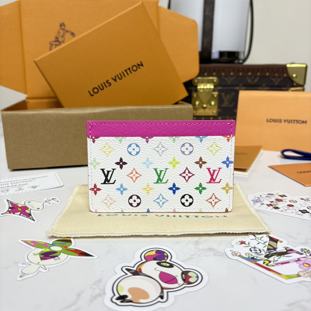 1171-X TM Card Holder – White Multicolor