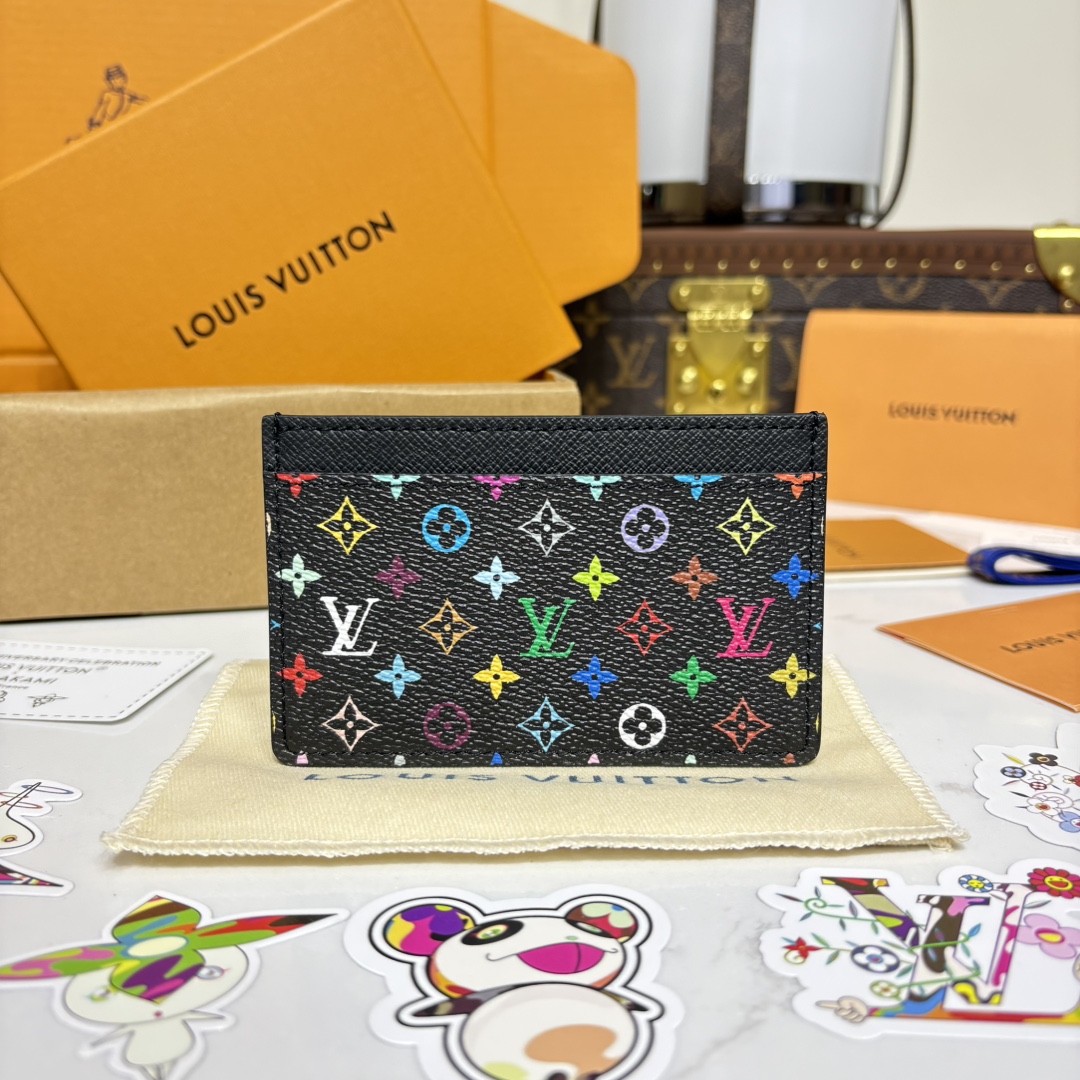 1180-X TM Card Holder – Black Multicolor