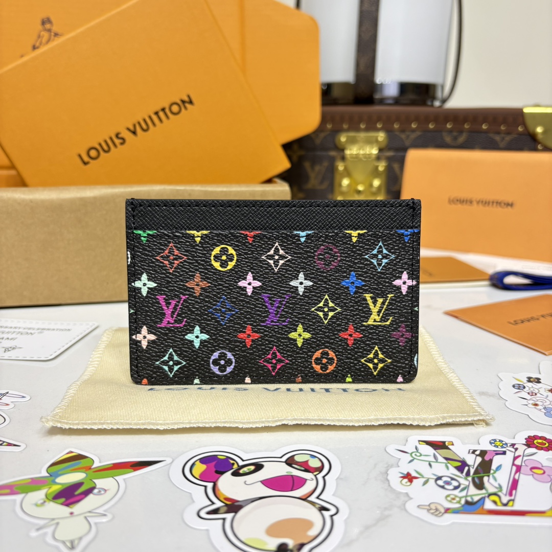 1180-X TM Card Holder – Black Multicolor