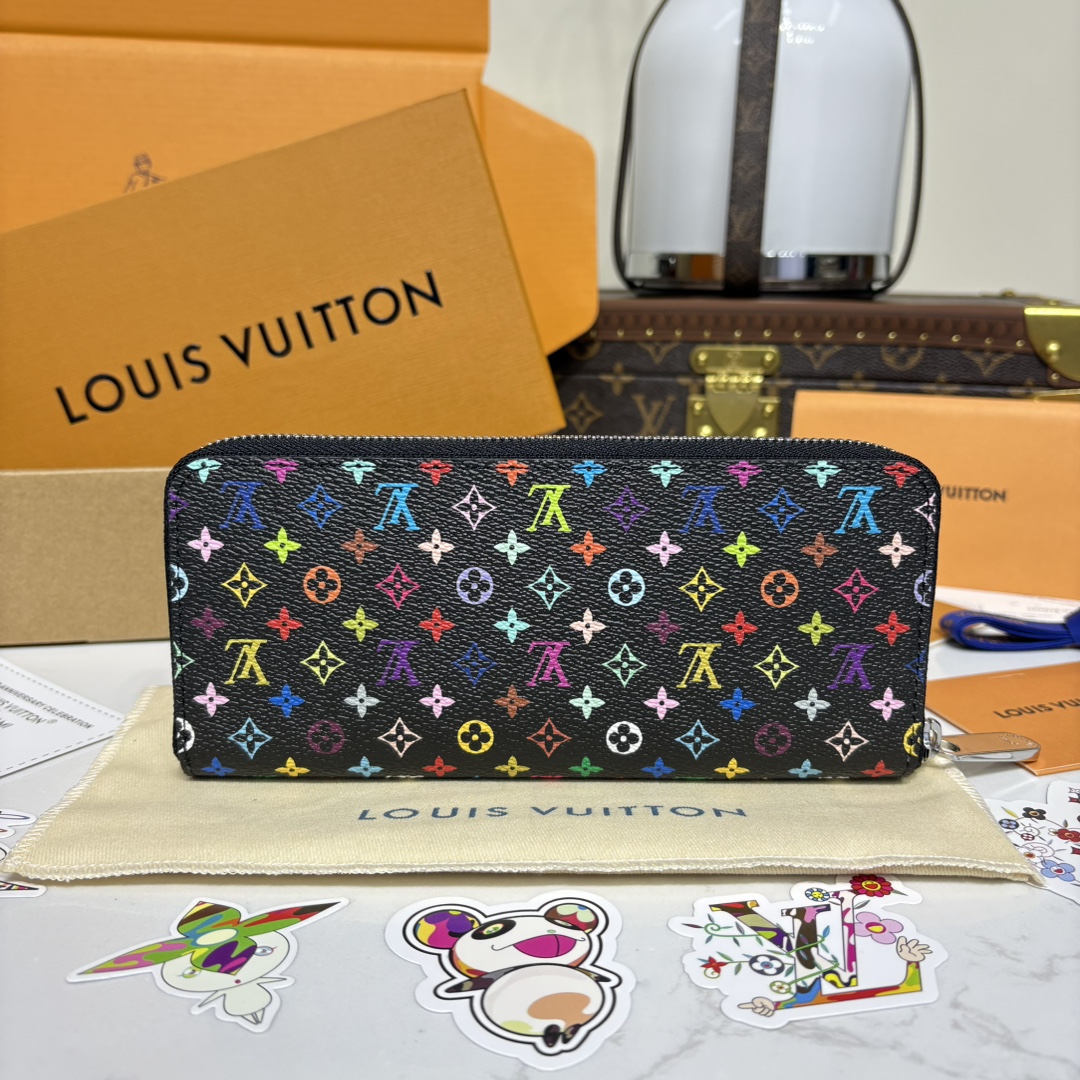 1185-X TM Zippy Wallet – Black Multicolor