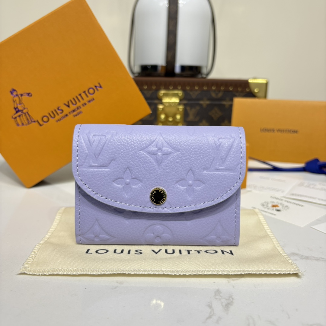 1165-Rosalie Embossed Coin Purse-Purple