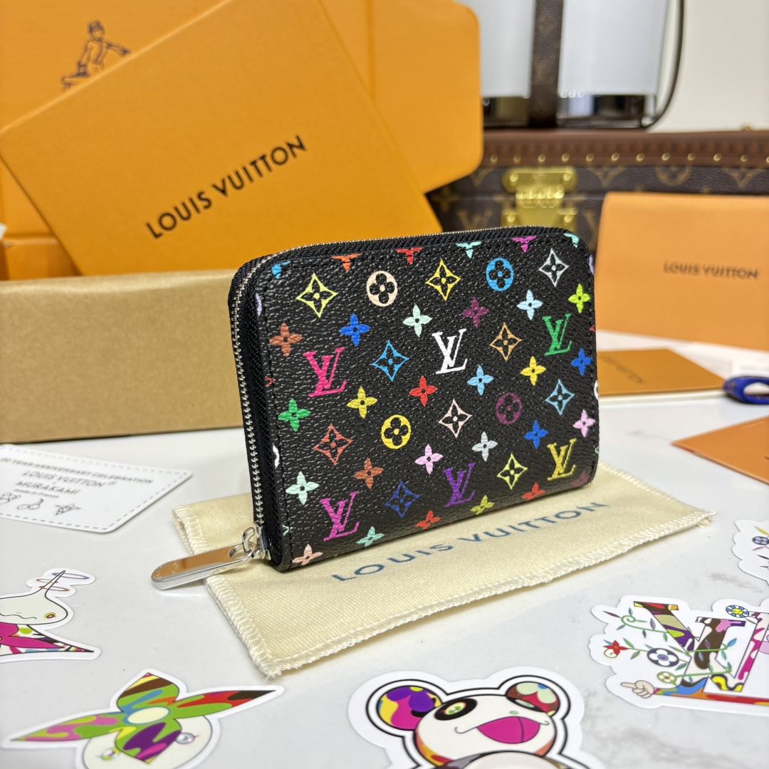 1181-X TM Zippy Coin Purse – Black Multicolor