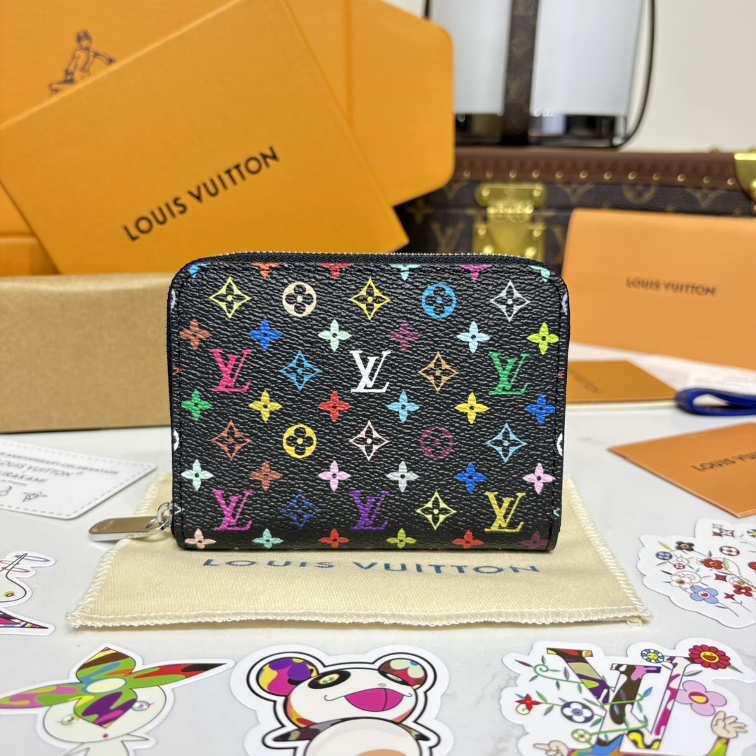 1181-X TM Zippy Coin Purse – Black Multicolor