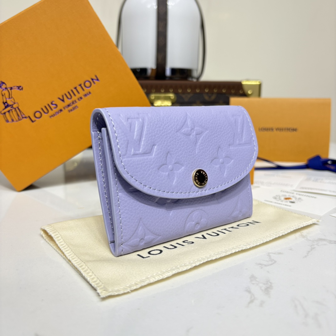 1165-Rosalie Embossed Coin Purse-Purple