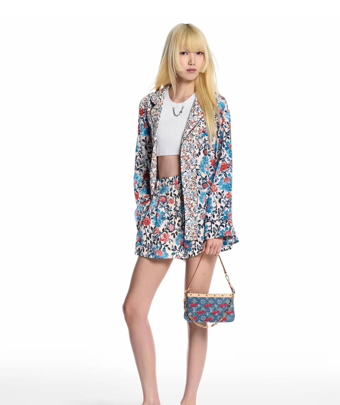 1233-Sunset Bag – Blue Monogram Denim | Vintage Washed Cotton Canvas