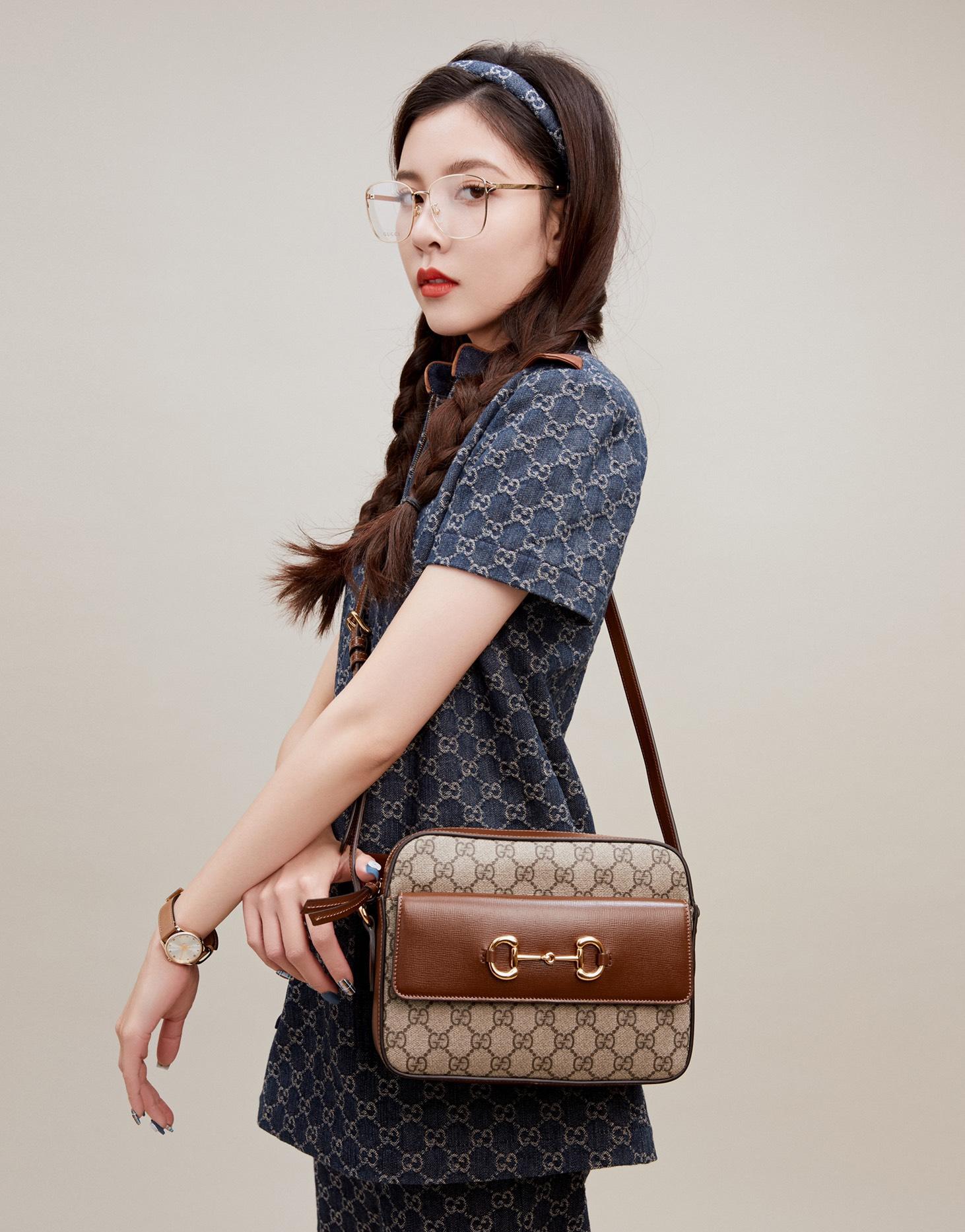 3029-Gucci Horsebit 1955 GG Supreme Shoulder Bag | Iconic Heritage Meets Modern Utility