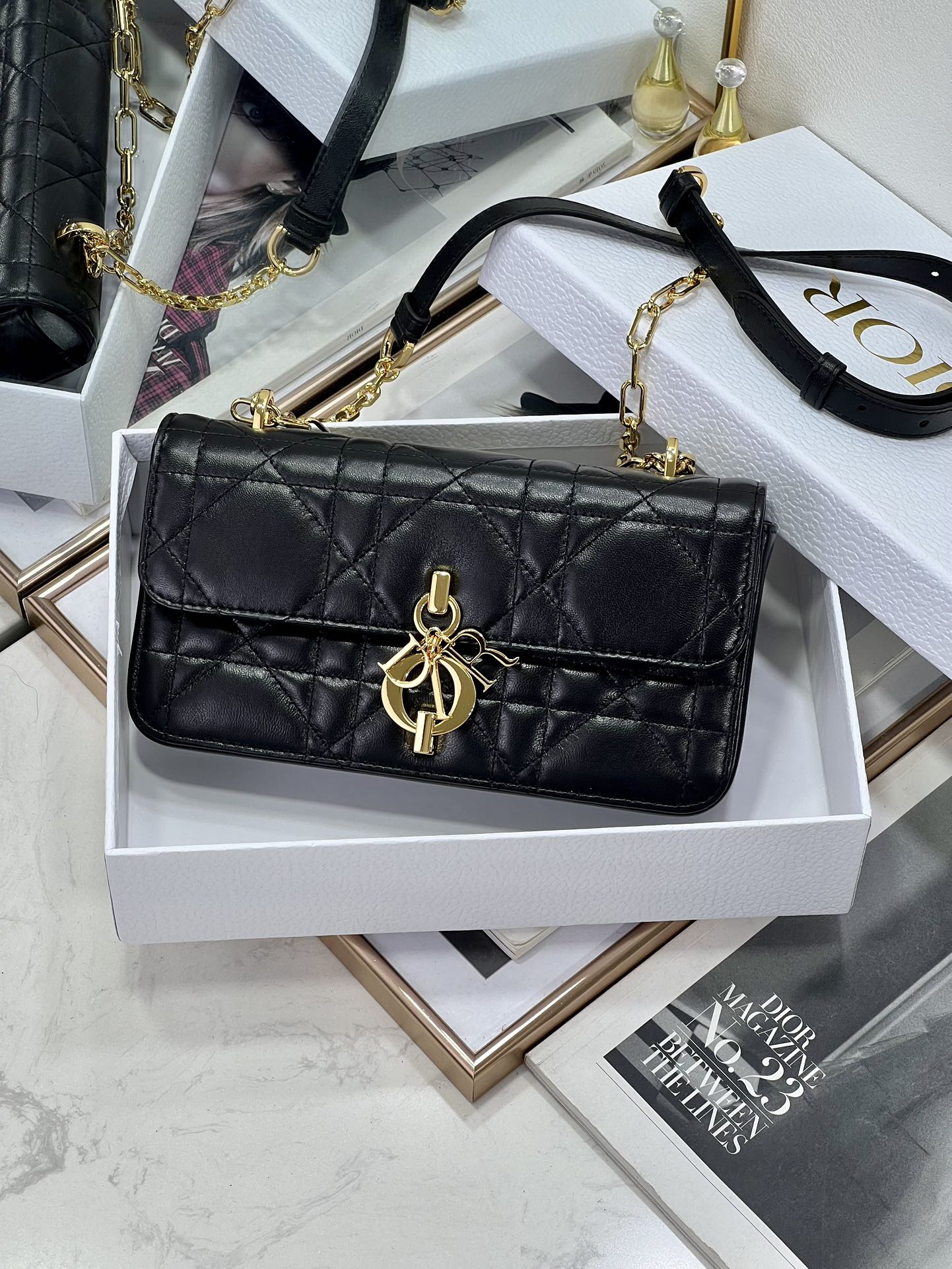 5045-Dior Quilted Leather Handbag | Timeless Craftsmanship Meets Modern Elegance