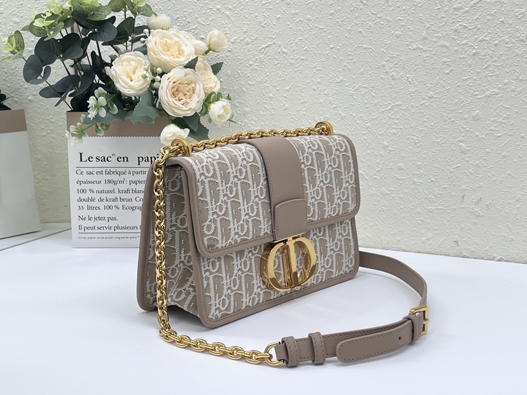 5036-Dior Oblique Jacquard Flap Bag | Iconic Heritage in a Refined Silhouette