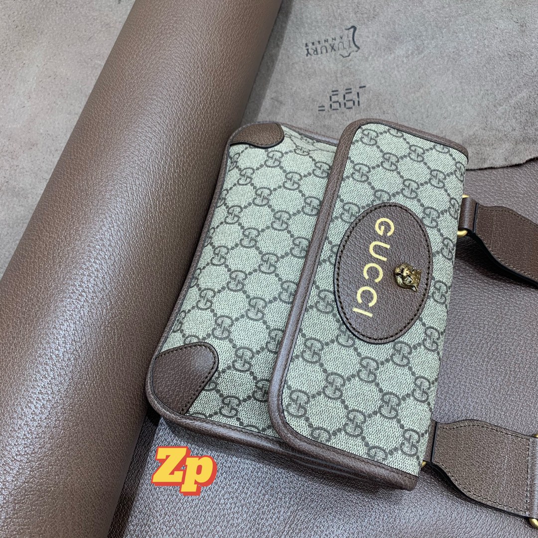 3035-Gucci GG Canvas Mini Bag with Bee Detail | Vintage Spirit, Playful Charm