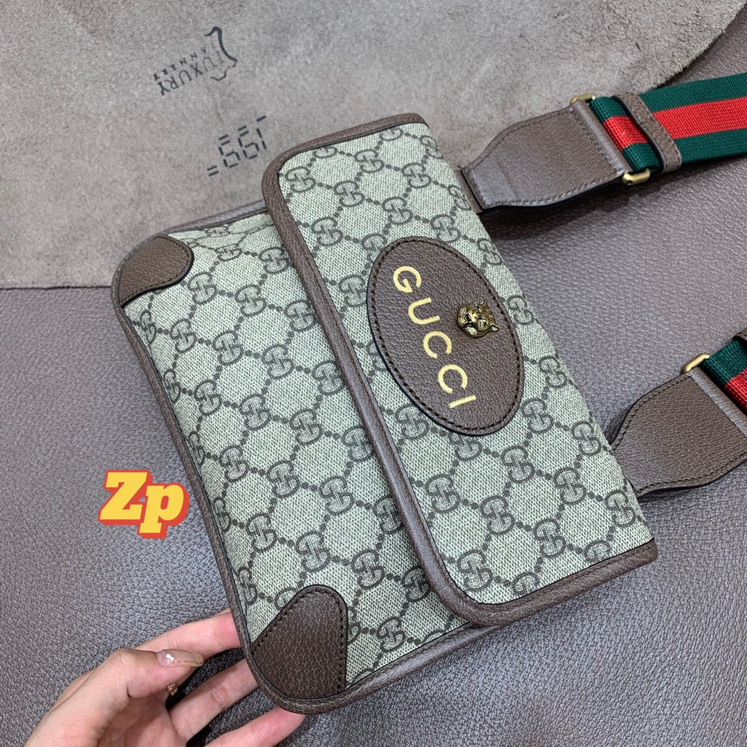 3035-Gucci GG Canvas Mini Bag with Bee Detail | Vintage Spirit, Playful Charm