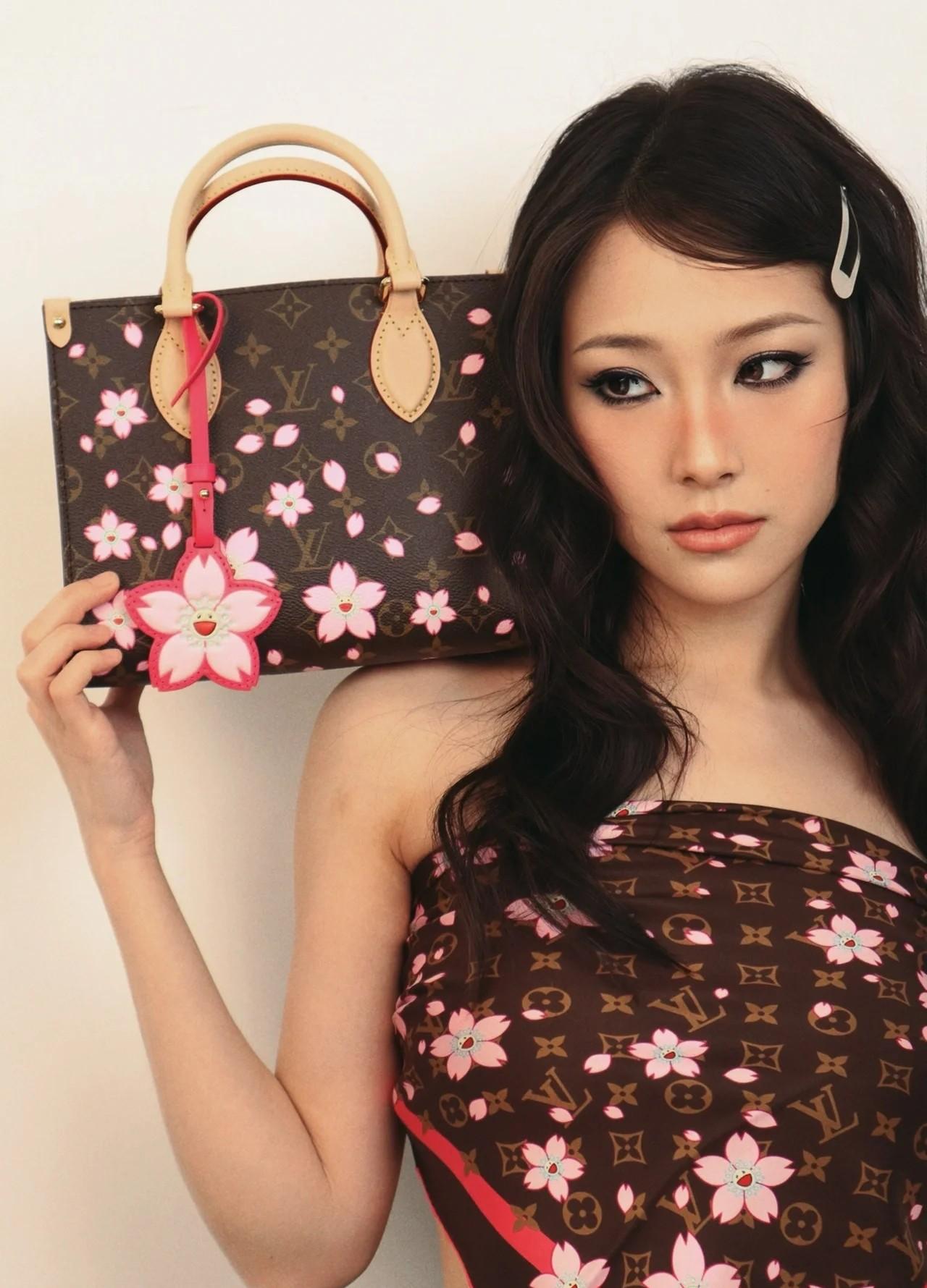 1256-Louis Vuitton Cherry Blossom Monogram Bag | Romantic French Spring in Bloom