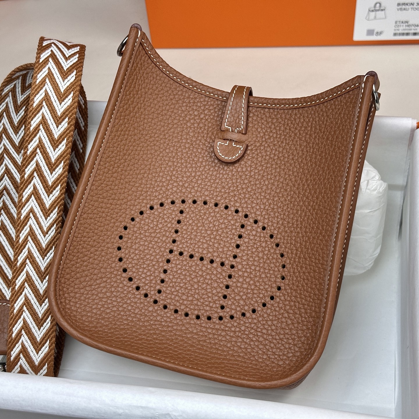 6056-Hermès Evelyne Bag in Brown | Effortless Style with Iconic Heritage