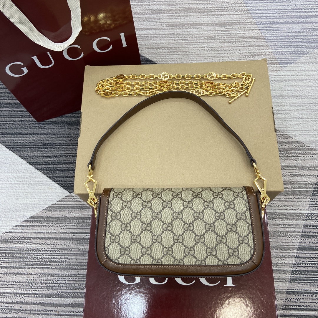 3048-Gucci GG Canvas Shoulder Bag | A Vintage Icon with a Modern Twist