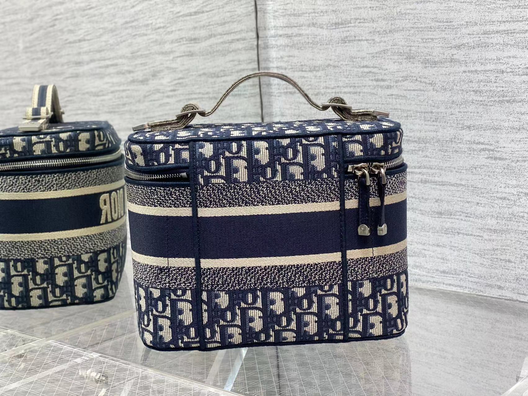 5048-Dior Navy Blue Oblique Mini Bags | Classic Elegance in a Modern Silhouette