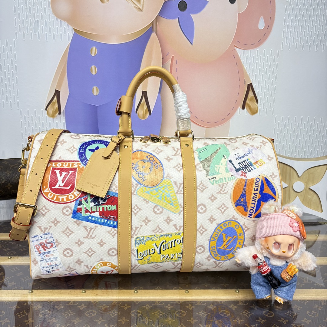 1282-Louis Vuitton Badge Keepall | A Fashion-Forward Passport to Adventure 🎒✈️