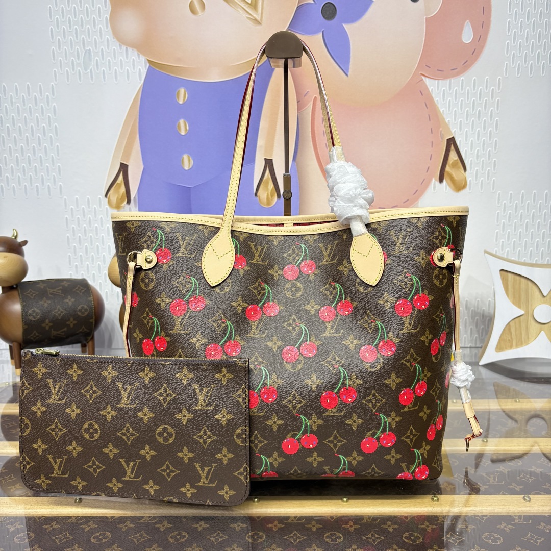 1281-Louis Vuitton Cherry Monogram Tote | A Romantic Remix of Classic & Playful 🍒