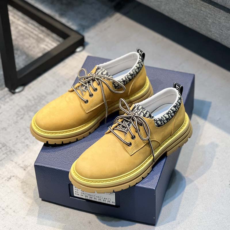 Use top cowhide collocation, wear comfortable autumn and winter low top men's and women's shoes