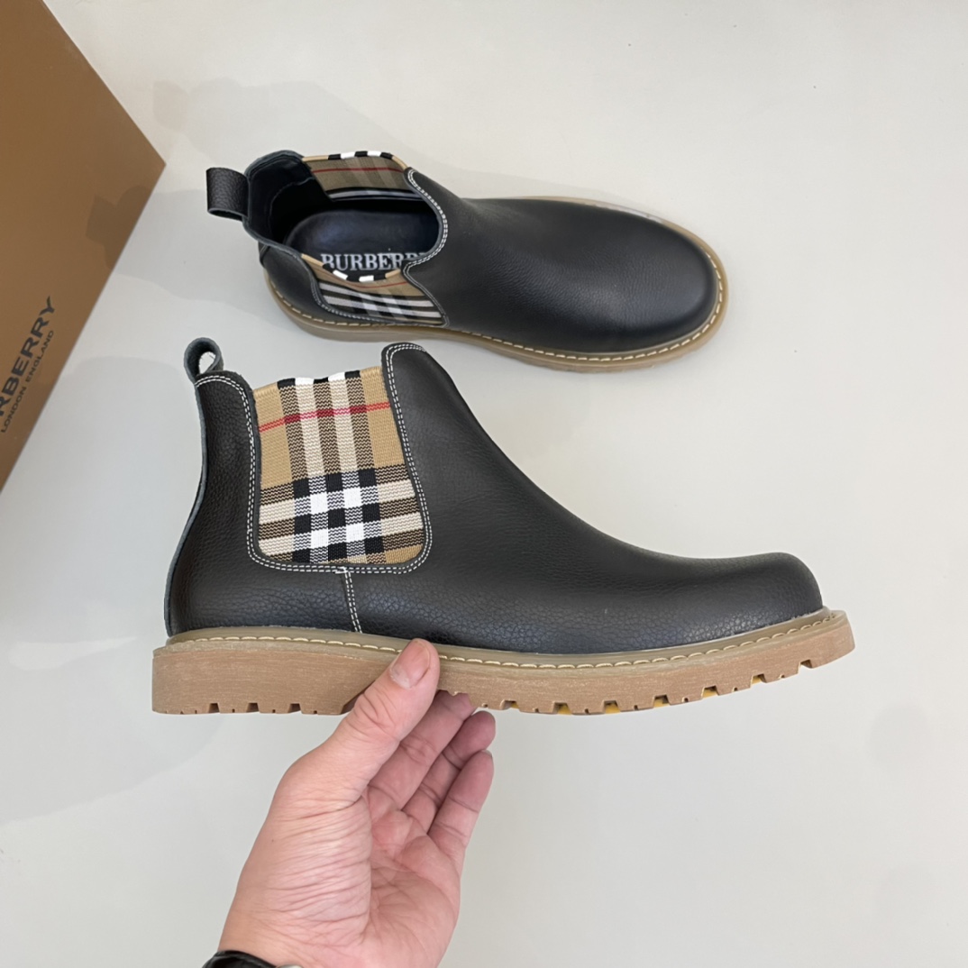 25 Luxury B Brand Men's High Top Casual Chelsea Boots 0425020612