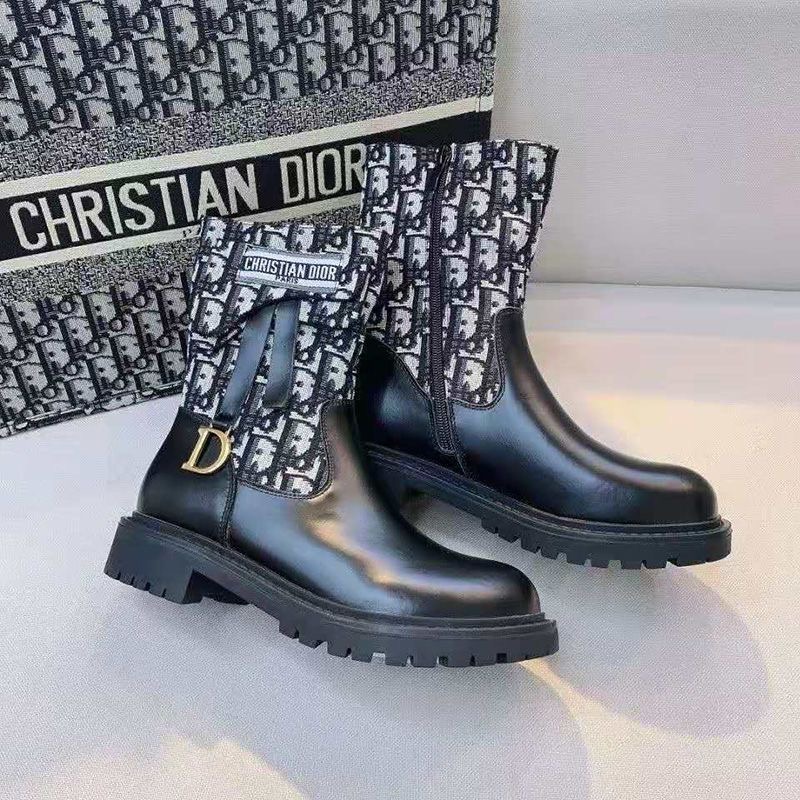 23 Autumn and winter new D brand casual mid-calf boots PD0423082302(This item is a customized item - shipped within 30 days)