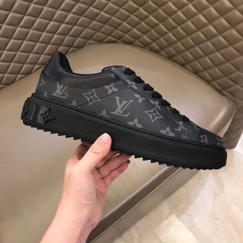 New Fashion Men's Lace-Up Classic Versatile Letter Pattern Casual Sneakers