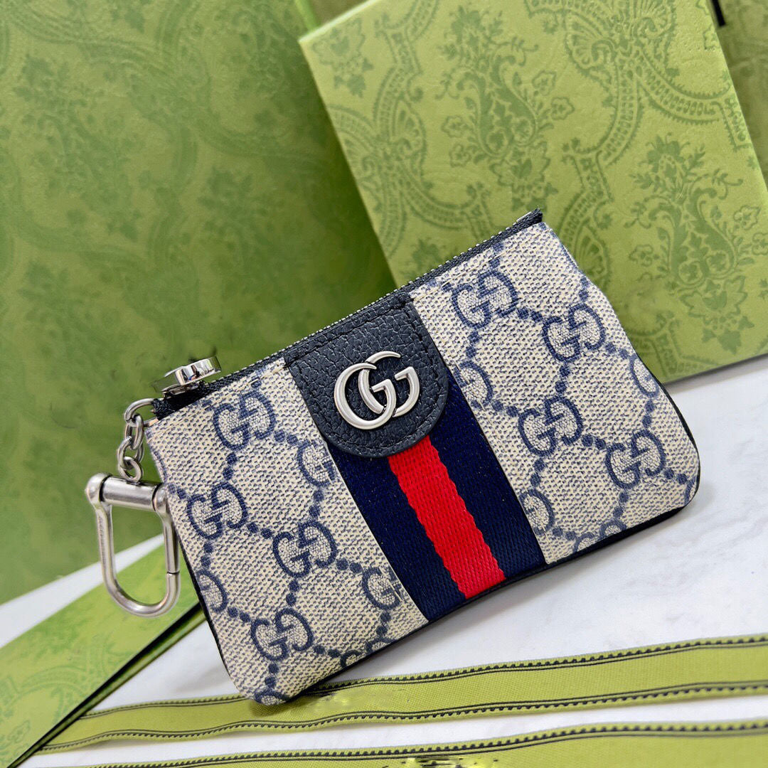 New Wallet Ladies New Wallet Ladies Leather Coin Purse Key Case High-end Quality Unisex