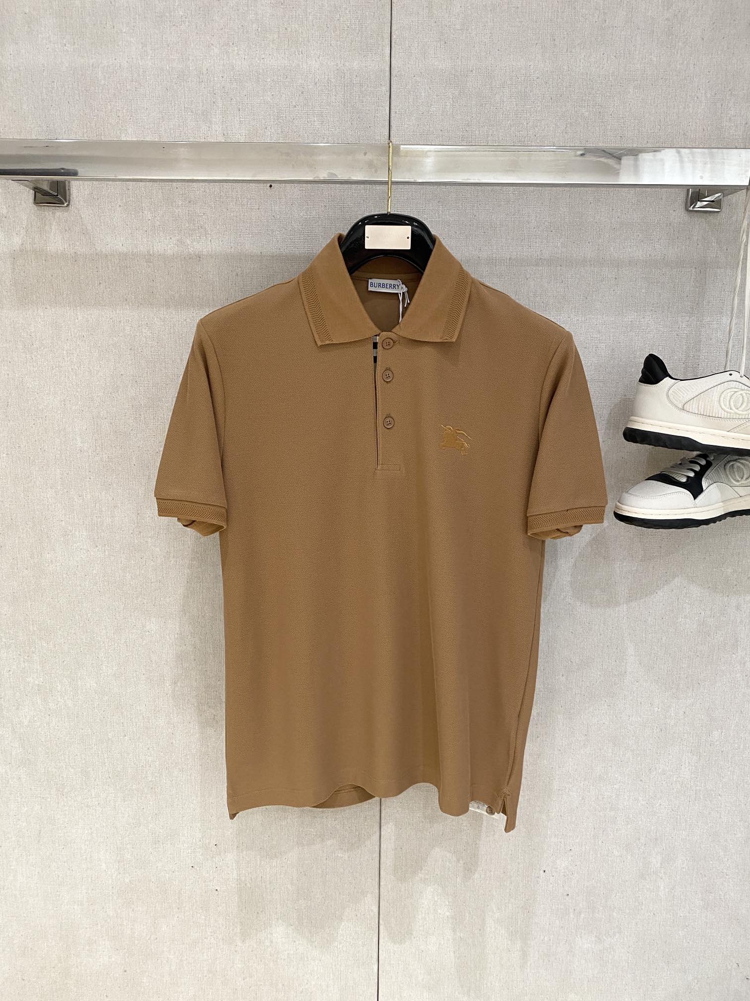 BBR Classic Business Casual Embroidery Pattern Logo Men's Polo Shirt XC042025052806