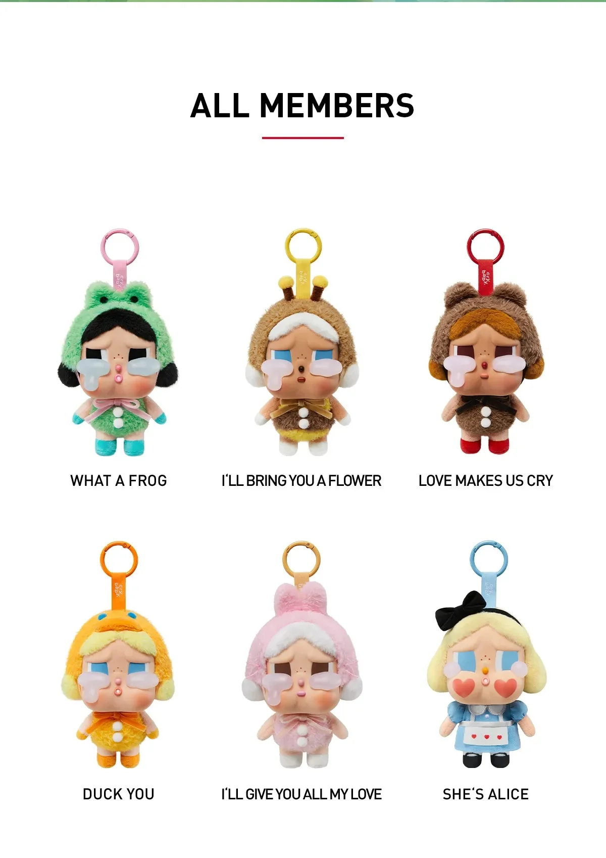 CRYBABY Crying Again Series - Adorable Vinyl Face Plush Mystery Box