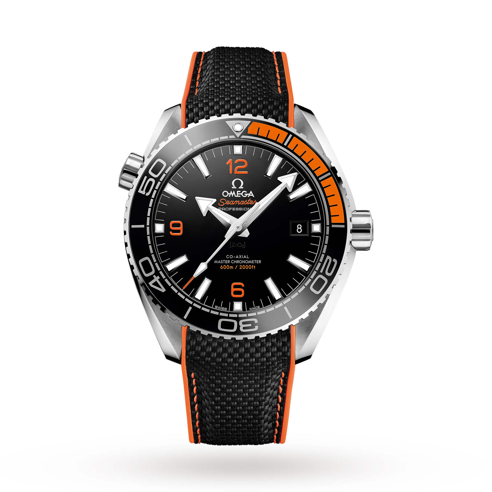 PLANET OCEAN 600M Black / Orange 43.5mm